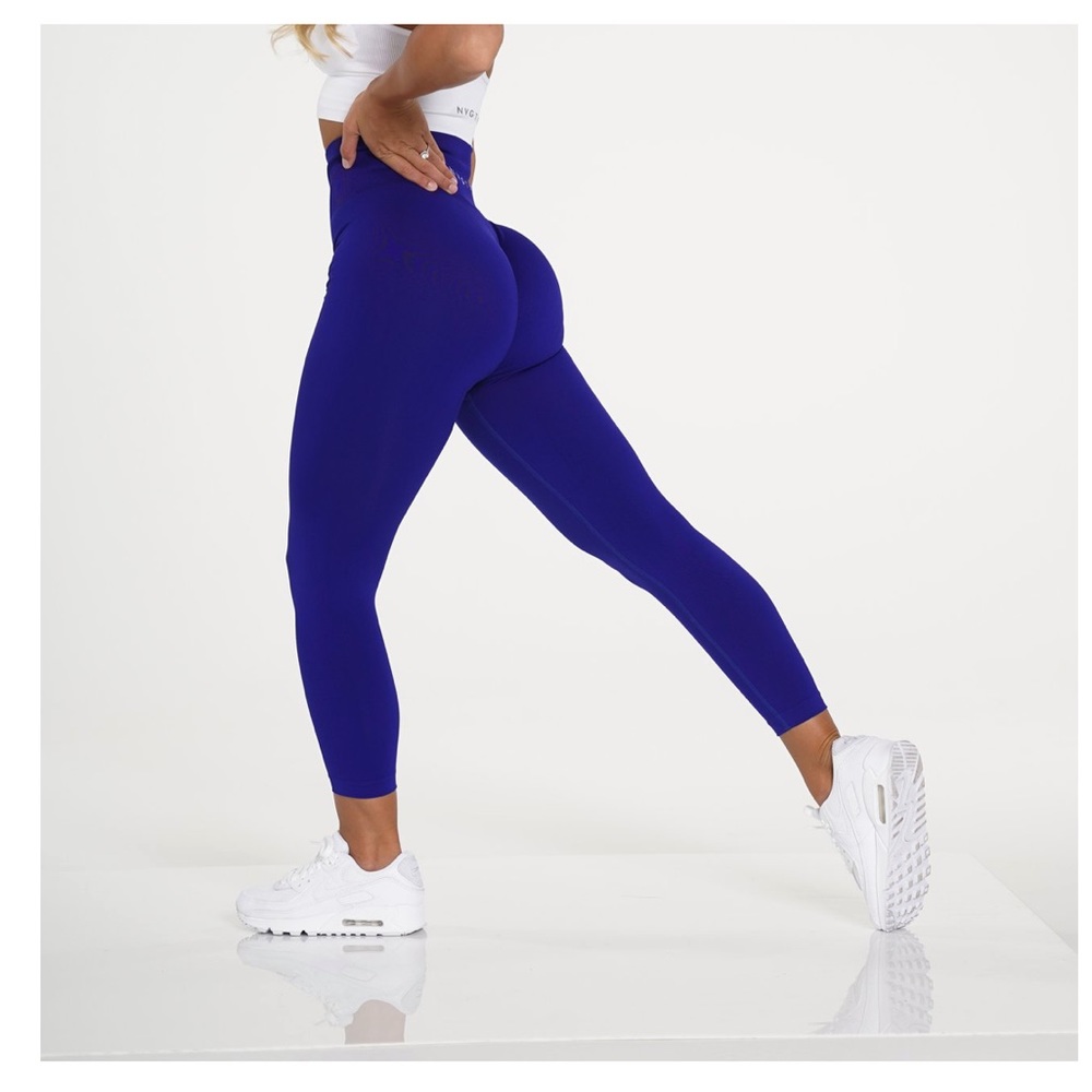 NVGTN cobalt solid leggings